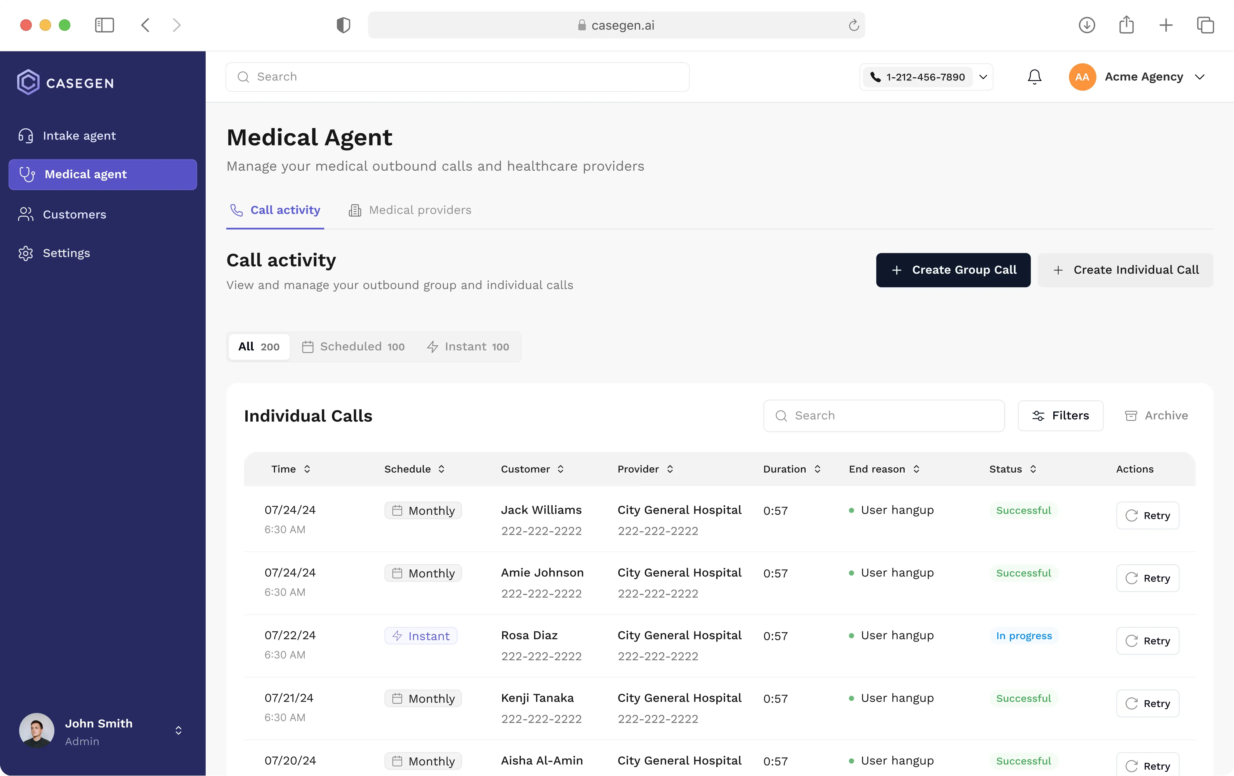 Casegen AI Platform