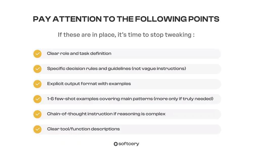 The "Good Enough" prompt engineering checklist
