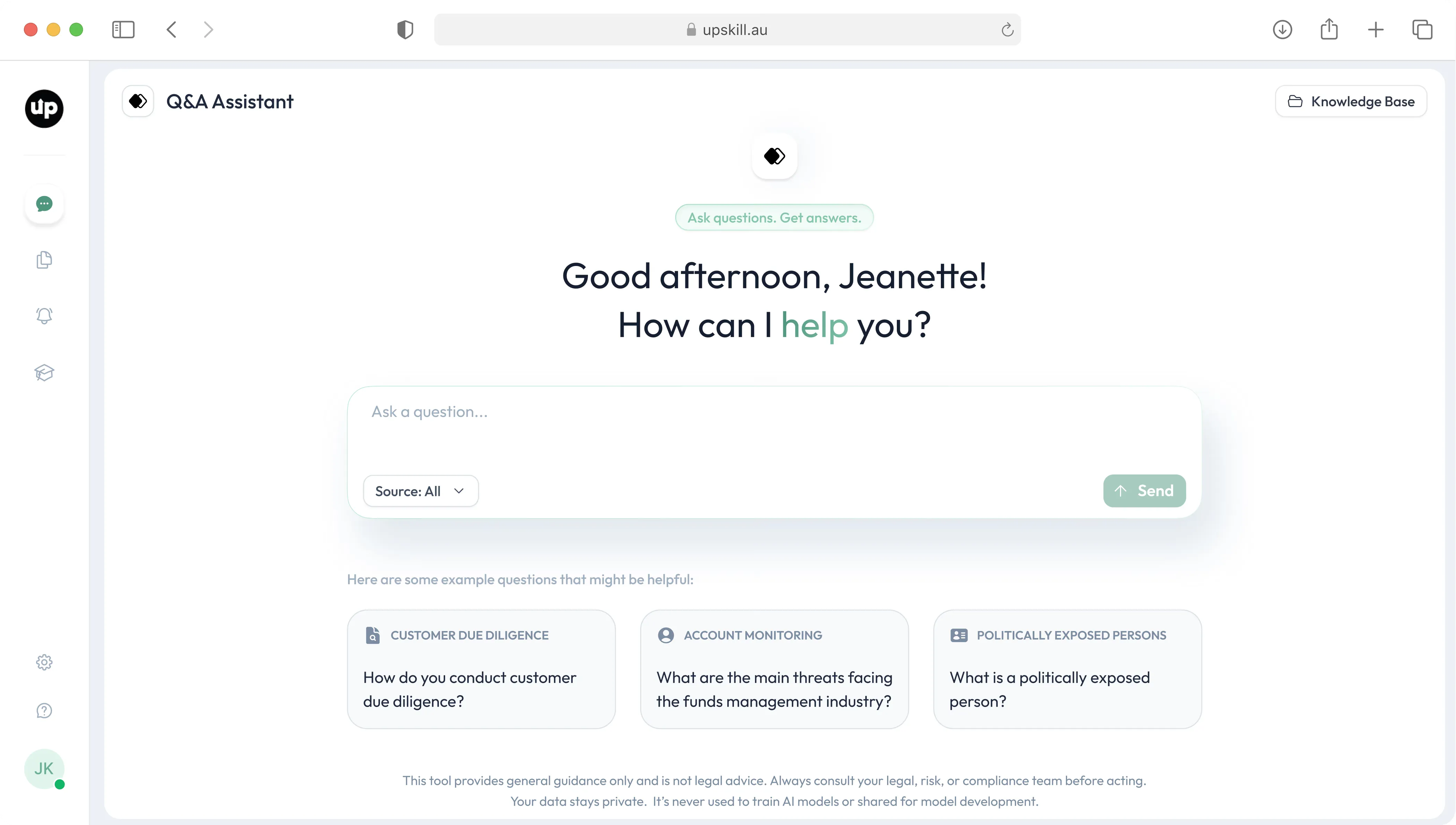 UpSkill AI Platform